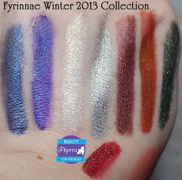 Fyrinnae Because Cats, Snowboarding, Sled Puppies, Frostbytes, Peppermint Vodka, Fireside Interlude, Boost Season, Swatches, Review, Video