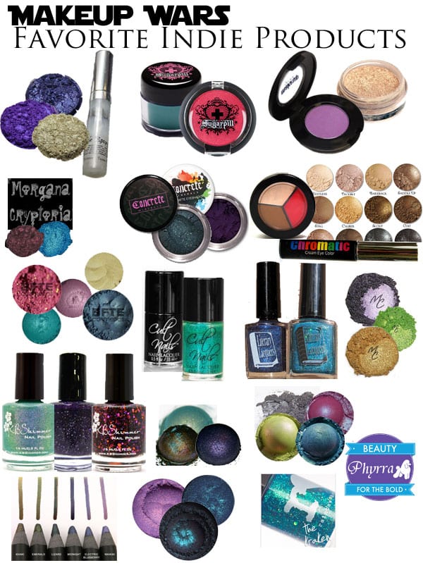 Makeup Wars Favorite Indie Products