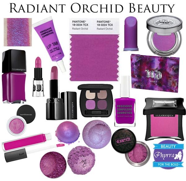 Pantone Color 2014 Radiant Orchid Beauty Products