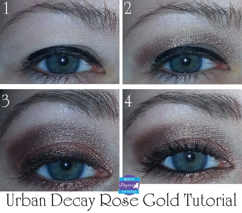 Urban Decay Naked 3 Rose Gold tutorial