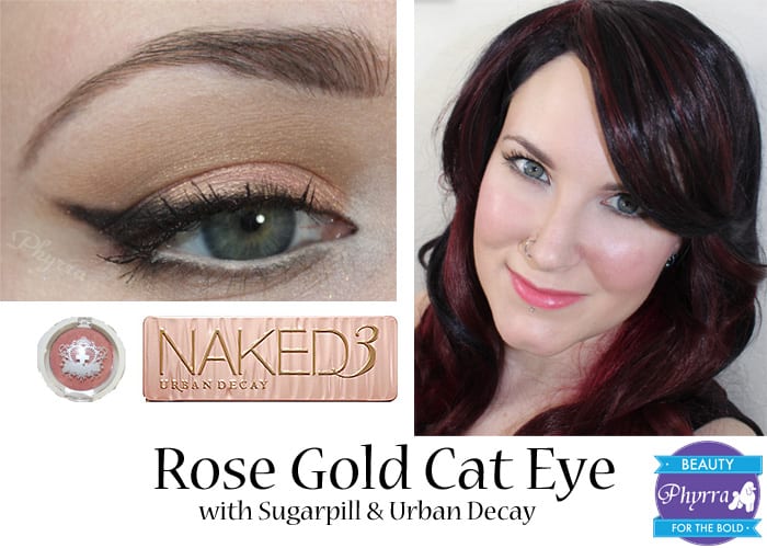 Rose Gold Cat Eye Tutorial