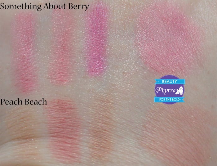 Too Faced Sweethearts Perfect Flush Blush Cruelty Free Peach Beach Something About Berry Swatches Review Video