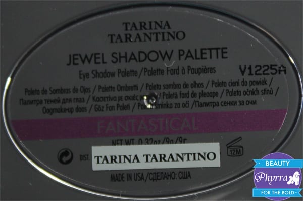 Tarina Tarantino Fantastico Palette Review Swatches