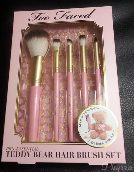 Too Faced Teddy Bear Brushes Review