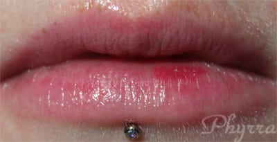 Wearing Bite beauty Agave Lip Mask