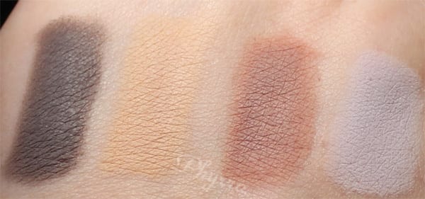 bareMinerals Degrees of Dazzling Swatches Review
