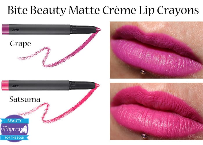 Bite Beauty Matte Crème Lip Crayon Sneak Peek