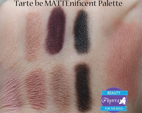 Tarte be MATTEnificent colored clay eye & cheek palette Review Swatches Video