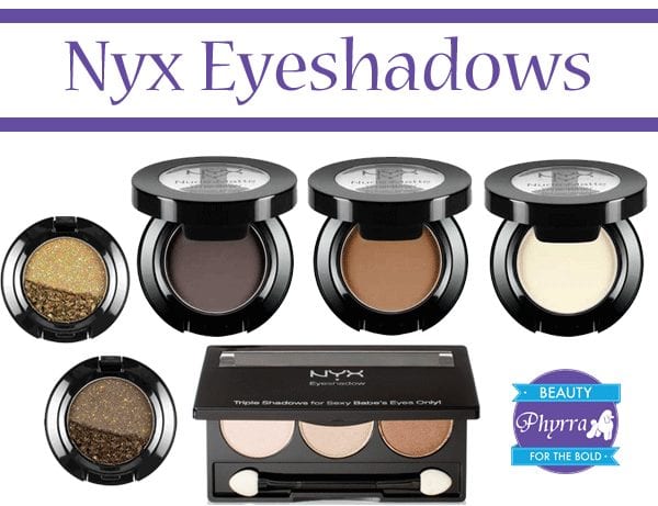 Nyx Nude Matte and Glam Eyeshadows Review