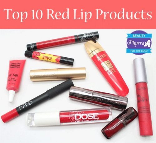 Top Ten Red Lip Products
