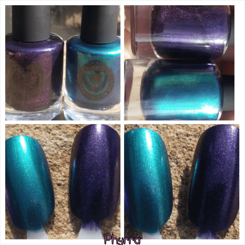 ILNP Washed Ashore and Contraband Nail Polish Swatches