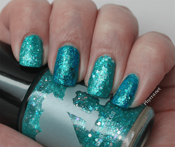 Rainbow Honey Tidal Wave the Kraken Nail Polish Swatches Review