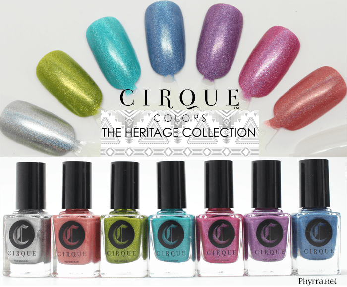 Cirque Heritage Collection Review Swatches