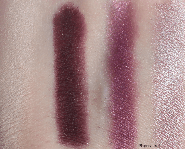 Kat Von D Chrysalis Lifelike - Hybrid Moments - Mezzanine - Transition Swatches Review