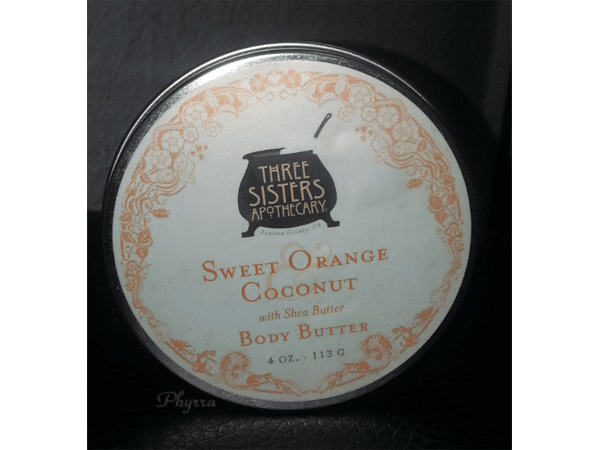 Three Sisters Apothecary Sweet Orange coconut Body Butter