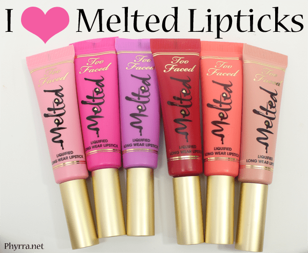Too Faced Melted Liquified Long Wear Lipsticks Review
