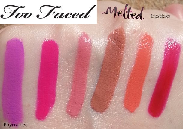 Too Faced Melted Liquified Long Wear Lipsticks