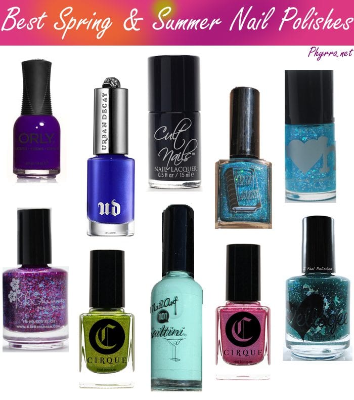 Top 10 Best Nail Polishes for Spring and Summer