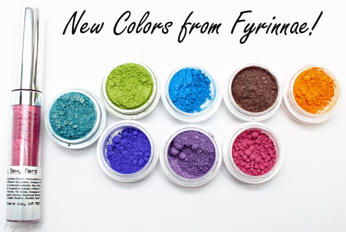 New Colors from Fyrinnae Swatched on Pale Skin