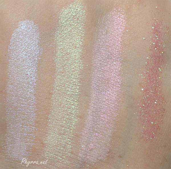 Obsessive Compulsive Cosmetics Loose Colour Concentrates Swatches Review