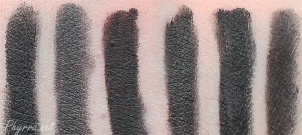 Best Cruelty Free Black Eyeliners Swatches