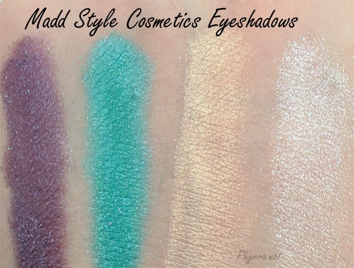 Madd Style Eyeshadow Swatches