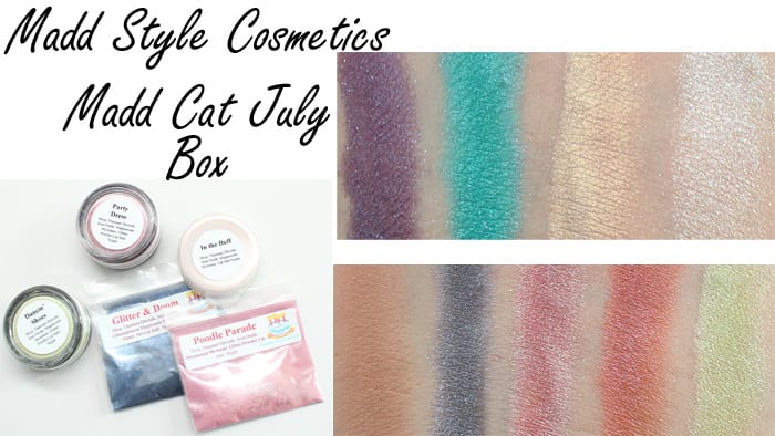 Madd Style Cosmetics Madd Cat July Box Review and Swatches