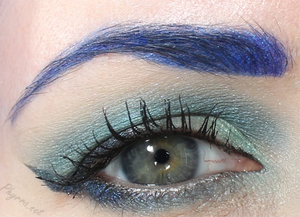 Mermaid eyeshadow look