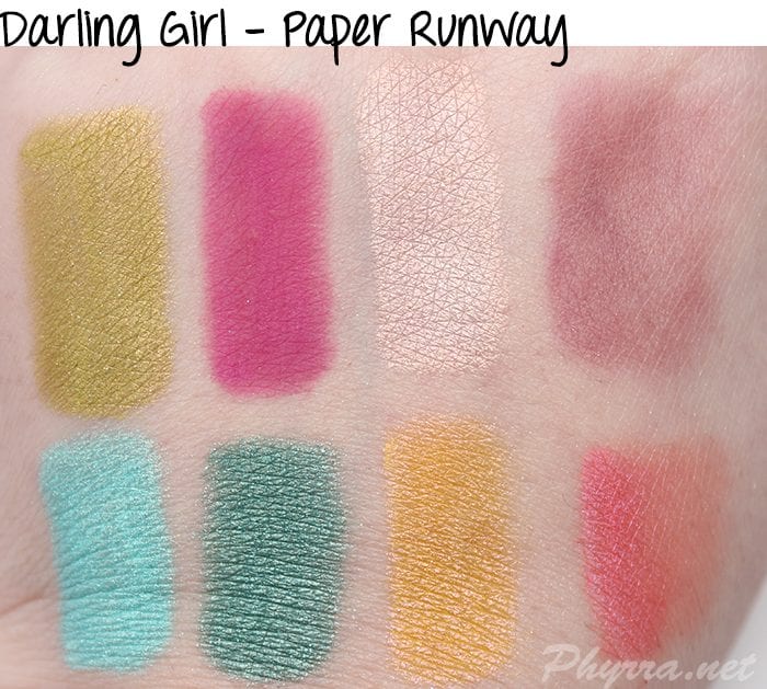 Darling Girl Paper Runway Eyeshadows