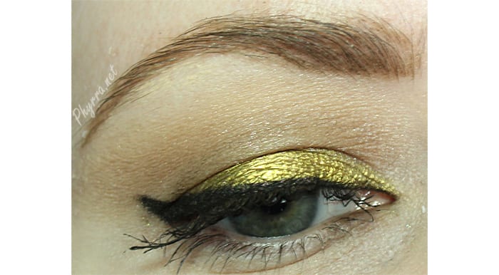 Makeup Geek Liquid Gold Look