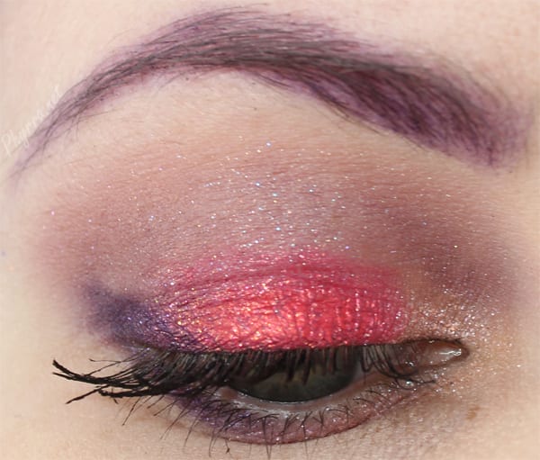 Red and Purple Eyeshadow Tutorial