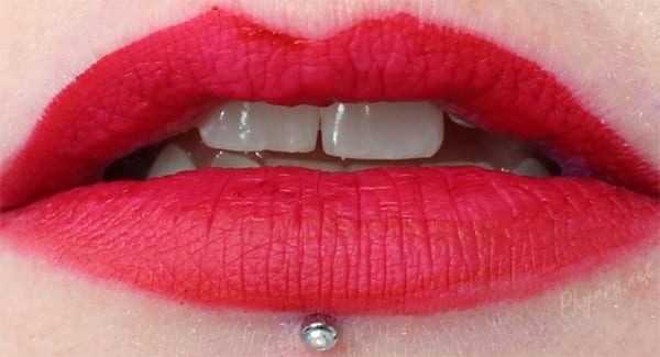 Dose of Colors Merlot Lip Swatch