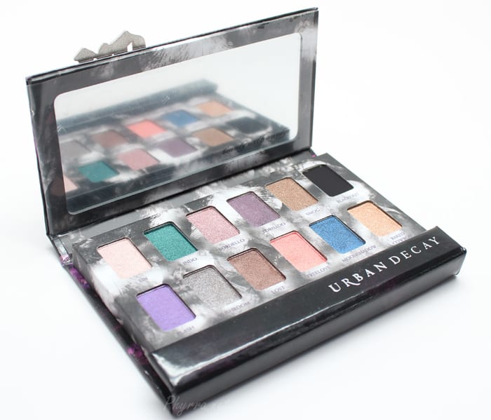 Urban Decay Shadow Box Review and swatches on pale skin