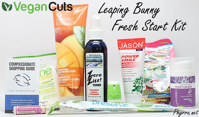 Vegan Cuts Leaping Bunny Fresh Start Kit