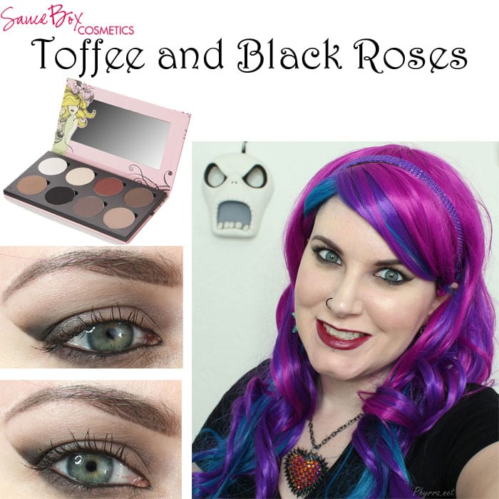 Saucebox Toffee and Black Roses Look