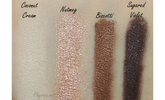 Too Faced Sugar and Spice Swatches