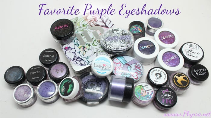 Favorite Purple Eyeshadows