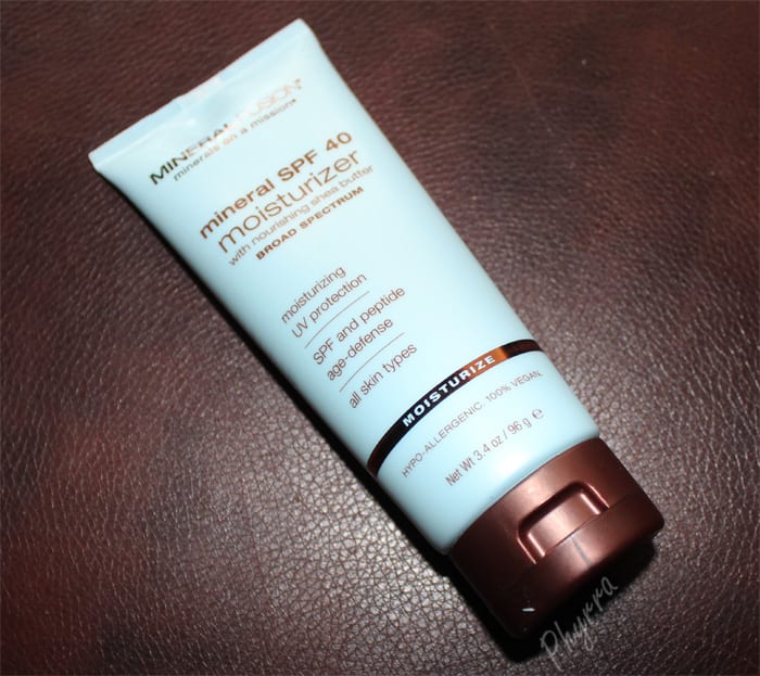 Mineral Fusion Mineral SPF 40 Moisturizer Review