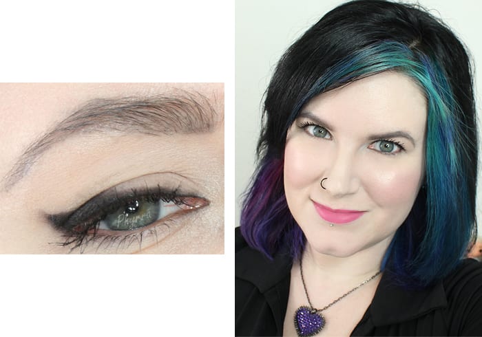 Simple Smoked Cat Eye Liner