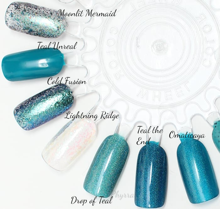 Teal Nails — Lots of Lacquer