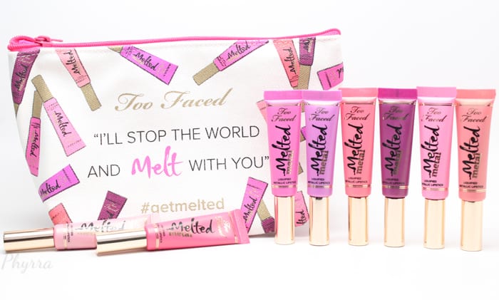 Too Faced Melted Metal Lipsticks