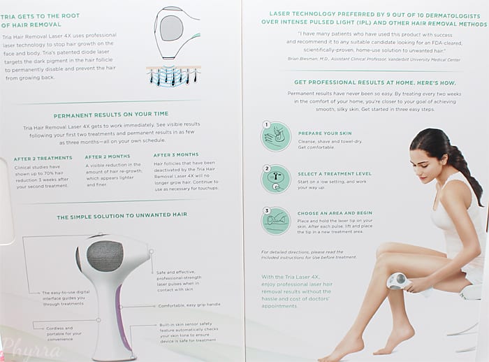 Tria Hair Removal Laser 4x Arrived