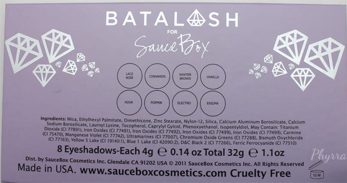 Batalash for Saucebox Palette Swatches Review Video