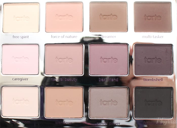 tarte Tartelette Amazonian Clay Matte Eyeshadow Palette Review Swatches - Phyrra.net