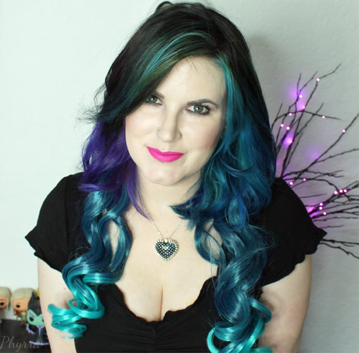 Oil Slick Hair with Rainbow Extensions
