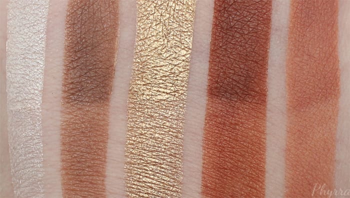 Buxom Customizable Eyeshadow Swatches