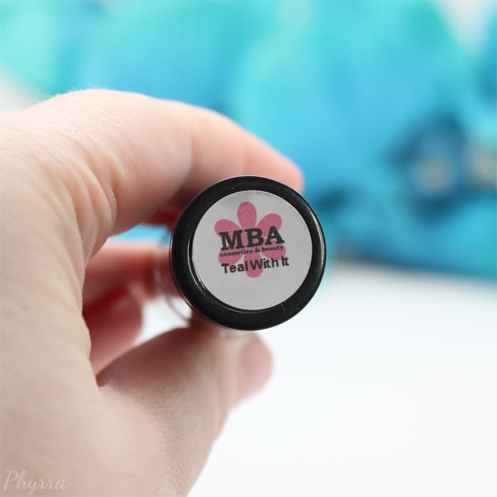 MBA Teal With It Lipstick