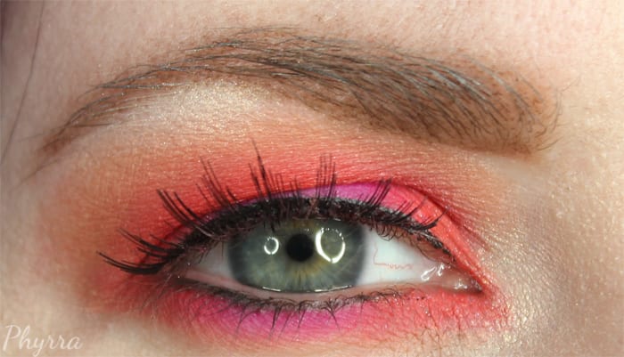 Orange and Pink Eyeshadow Tutorial