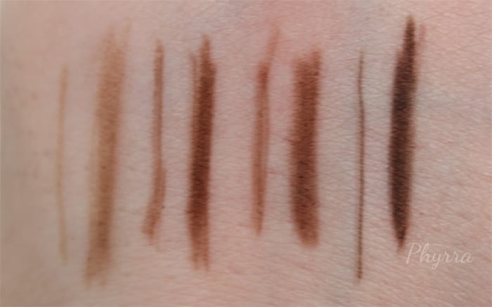 Urban Decay Brow Beater Swatches