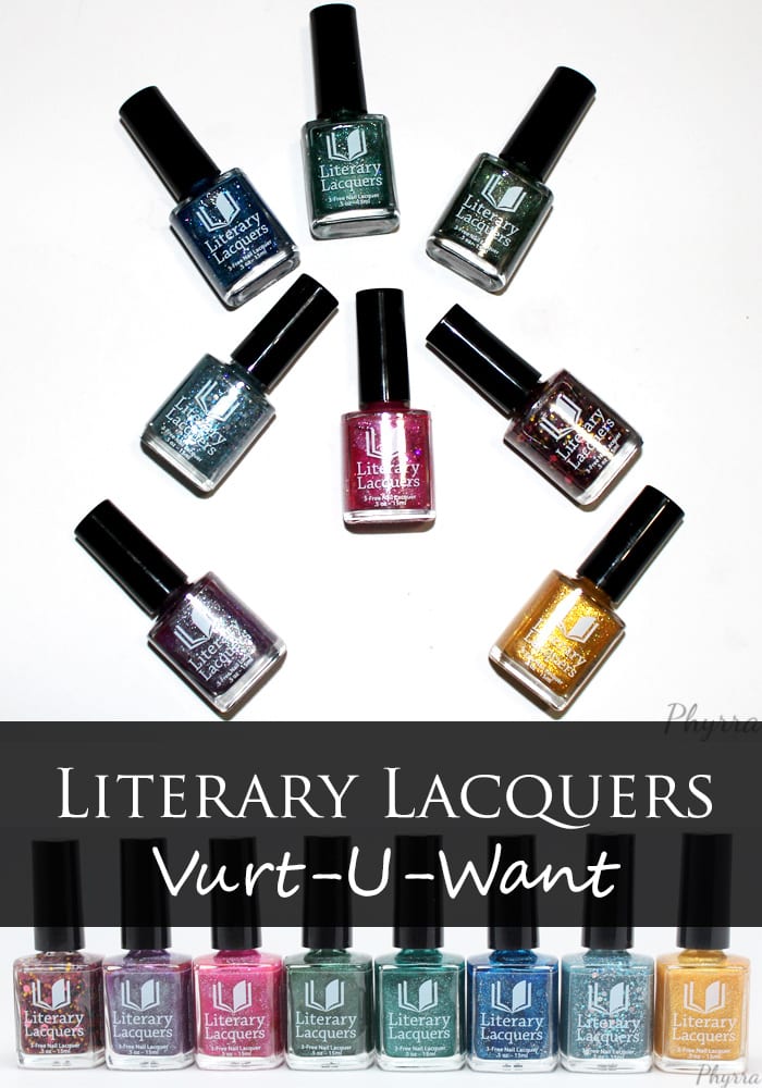 Literary Lacquers Vurt-U-Want Collection Review Swatches